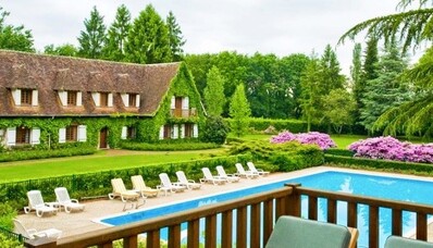 Арендуйте вертолет для полета в L’auberge des Templiers в Сольне