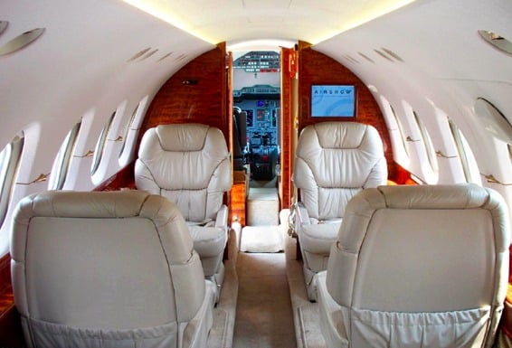 Hawker 800 intérieur