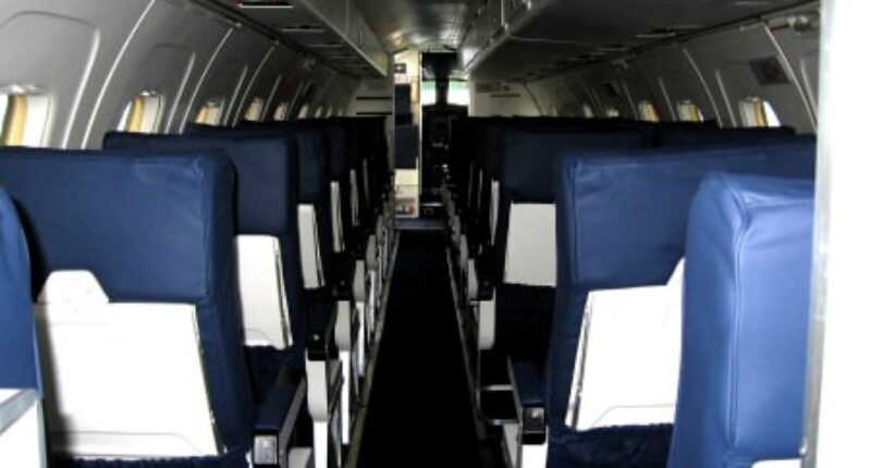 Location jet privé - Intérieur d'un EMBRAER ERJ 120.