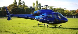 location hélicoptère - intérieur H125 avec sièges en cuir beige