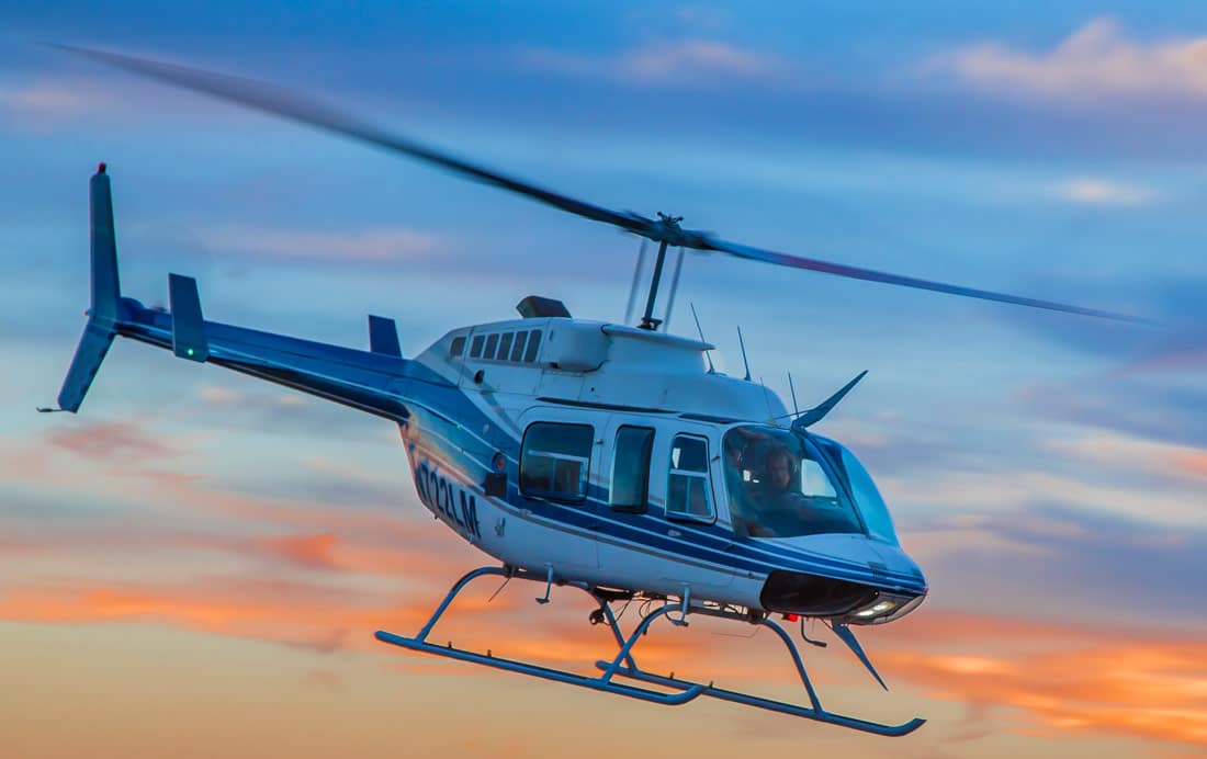 AS350 en vol