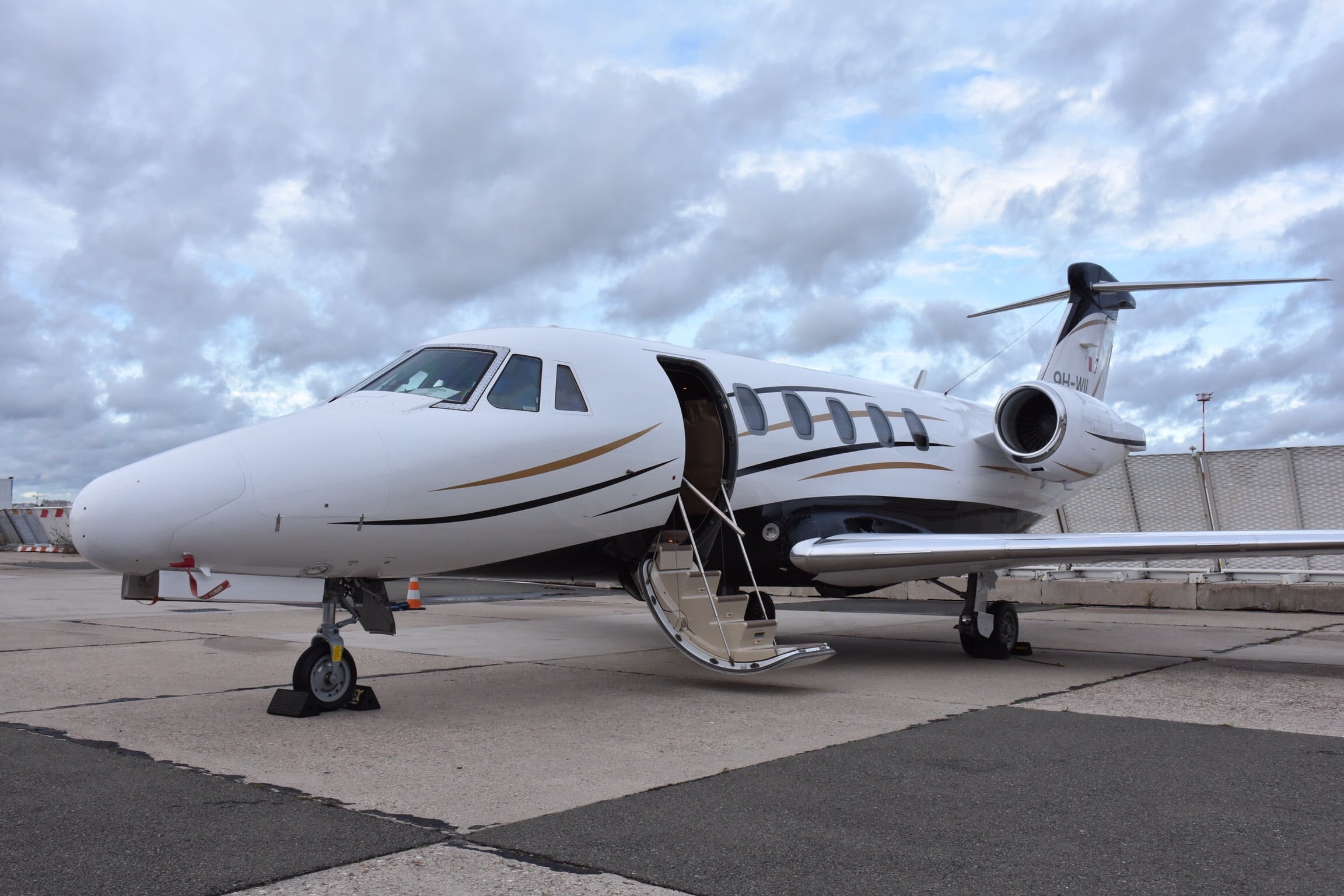 location de jet privé, intérieur CESSNA CITATION VI.