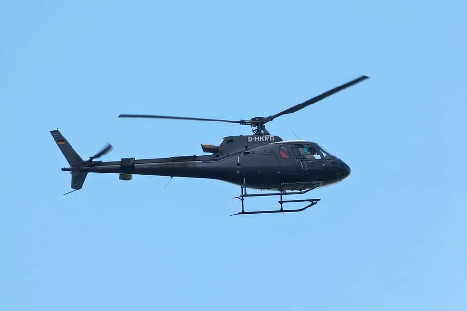 AS 350 en vol