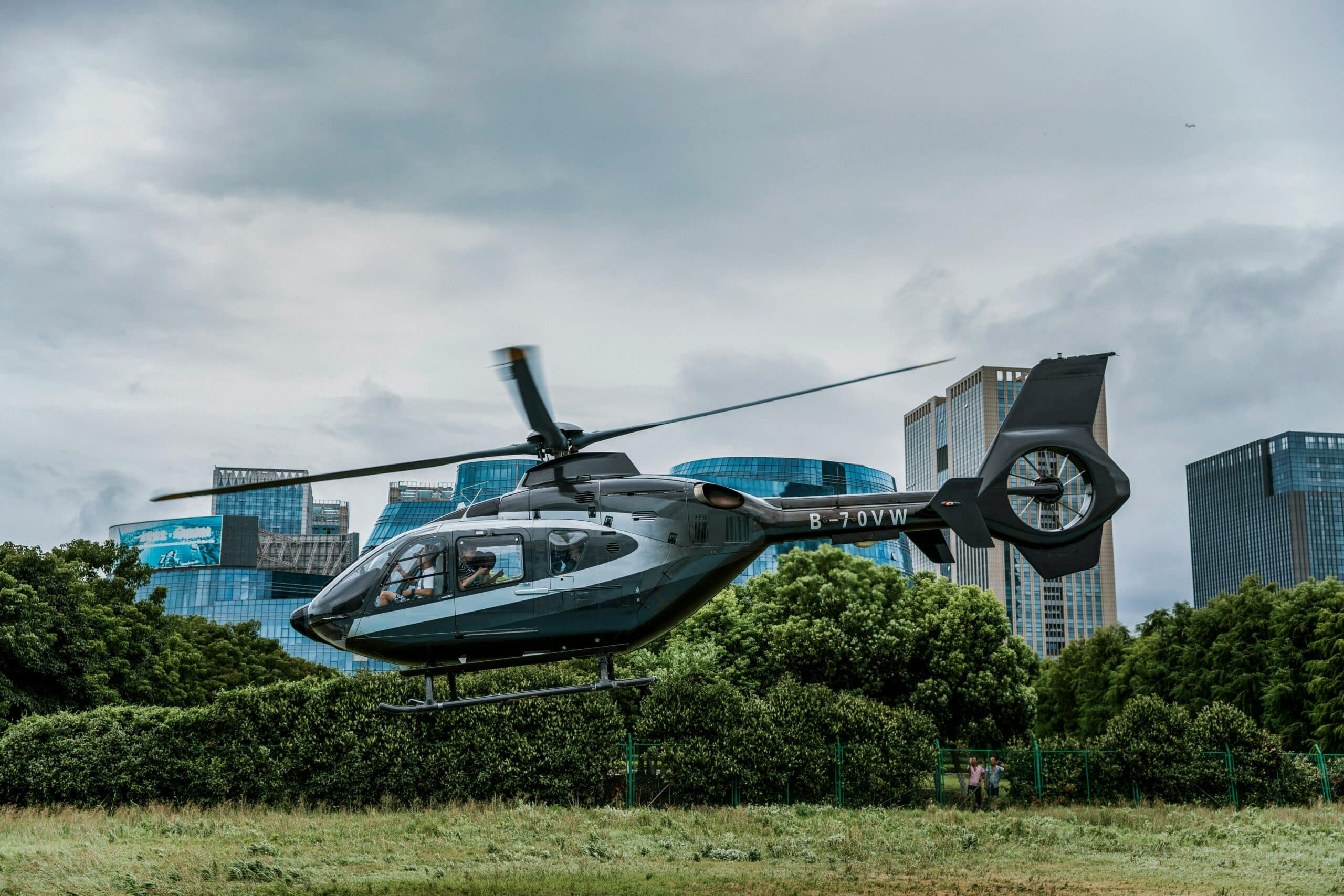 AS350 en vol