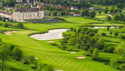 Аренда вертолета : Замок Hôtel golf de Chailly в Бургундии