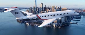 Falcon 10X: аренда частного самолета