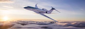 Citation Longitude en vol