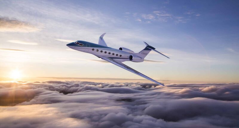 Gulfstream G800 en vol