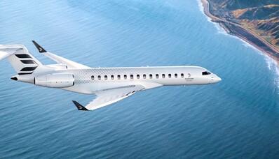 Bombardier Global 8000 канадский производитель вводит в эксплуатацию самый быстрый бизнес-джет со времен Concorde
